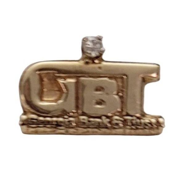 10K Yellow Gold Georgia Bank & Trust Tie Pin E856 - Picture 3 of 12